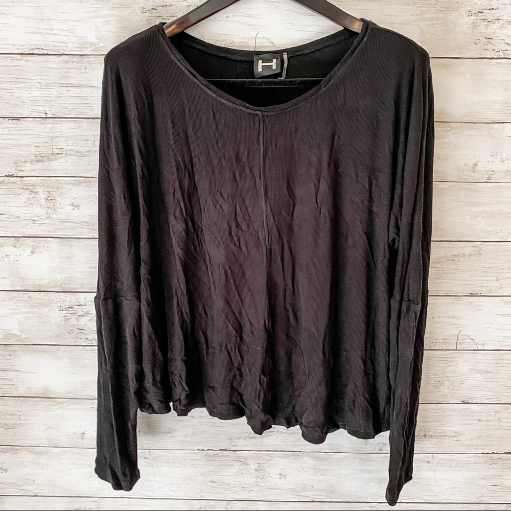 Halogen Ribbed Long Sleeve Tee